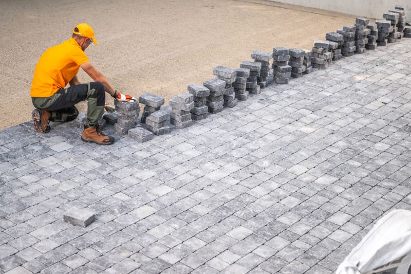 Paver Placement