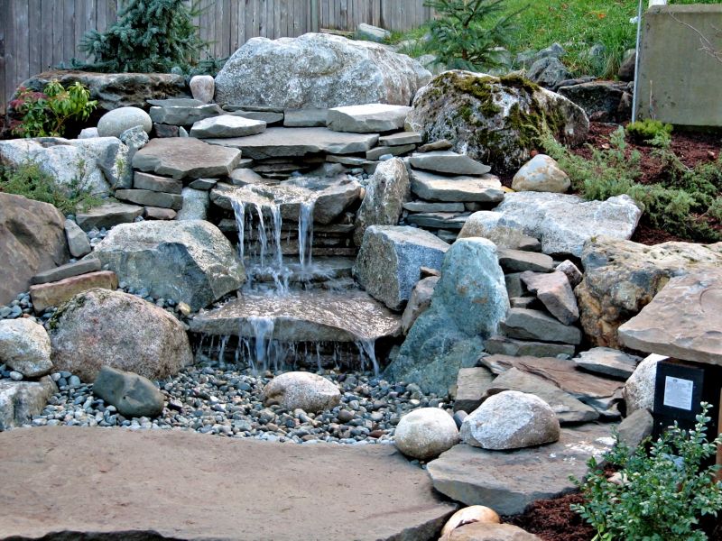 Rock Waterfall Installation